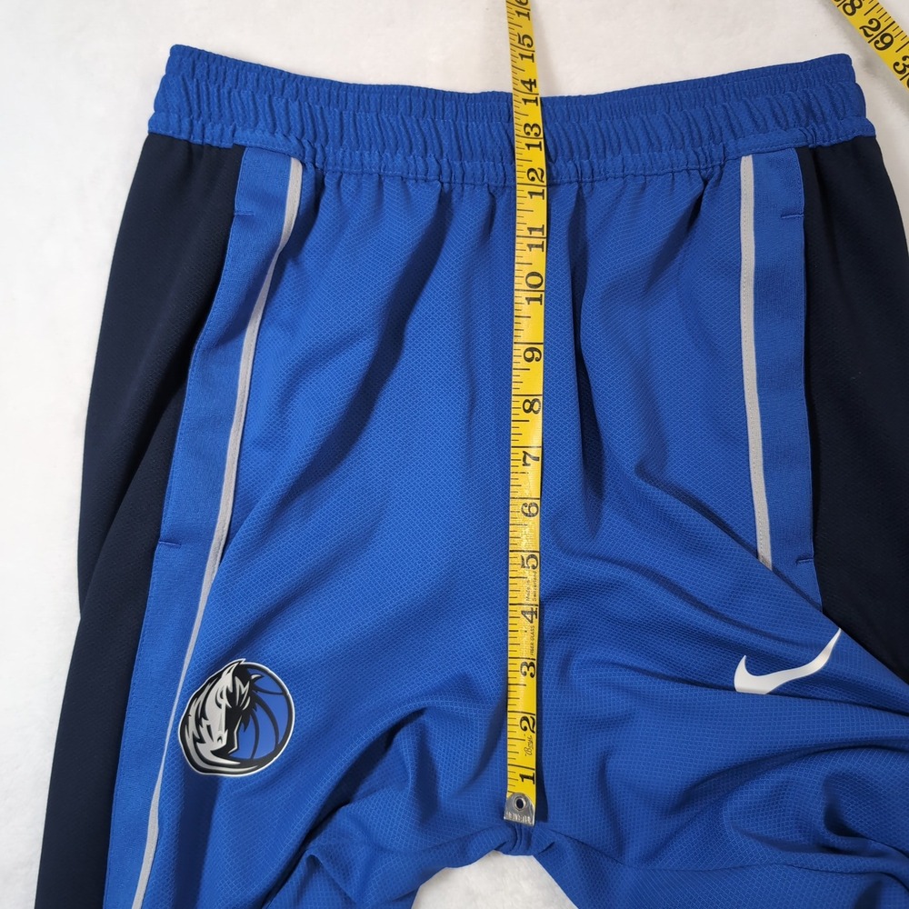 Nike Dallas Mavericks Dri-FIT Zone Pants Mens Medium Blue On Court Warm Up NBA - Picture 8 of 9